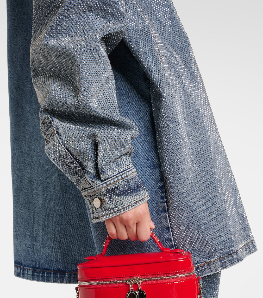 Hotfix embellished denim shirt | Stella McCartney