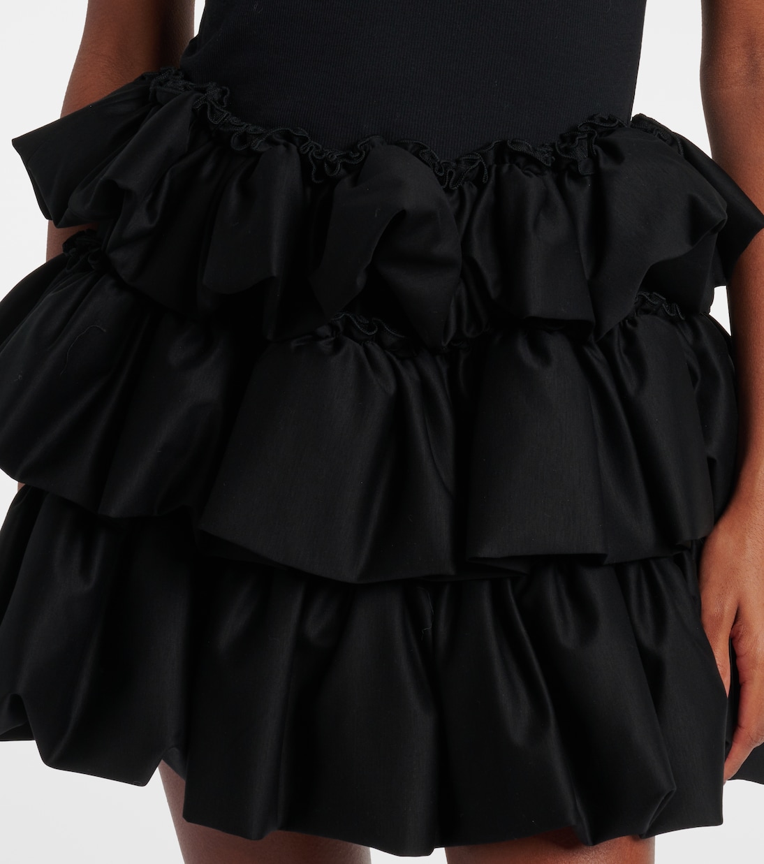 Minirock aus Baumwolle | Noir Kei Ninomiya