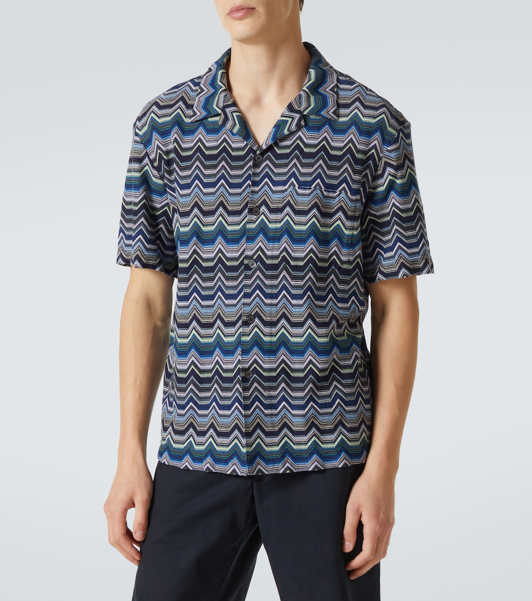 Camicia in cotone a zig-zag | Missoni