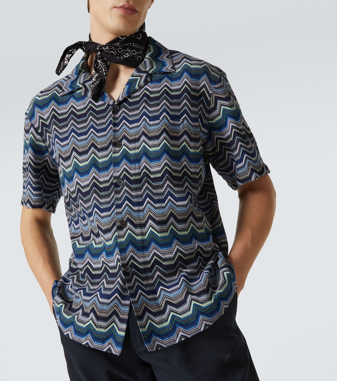 Camicia in cotone a zig-zag | Missoni