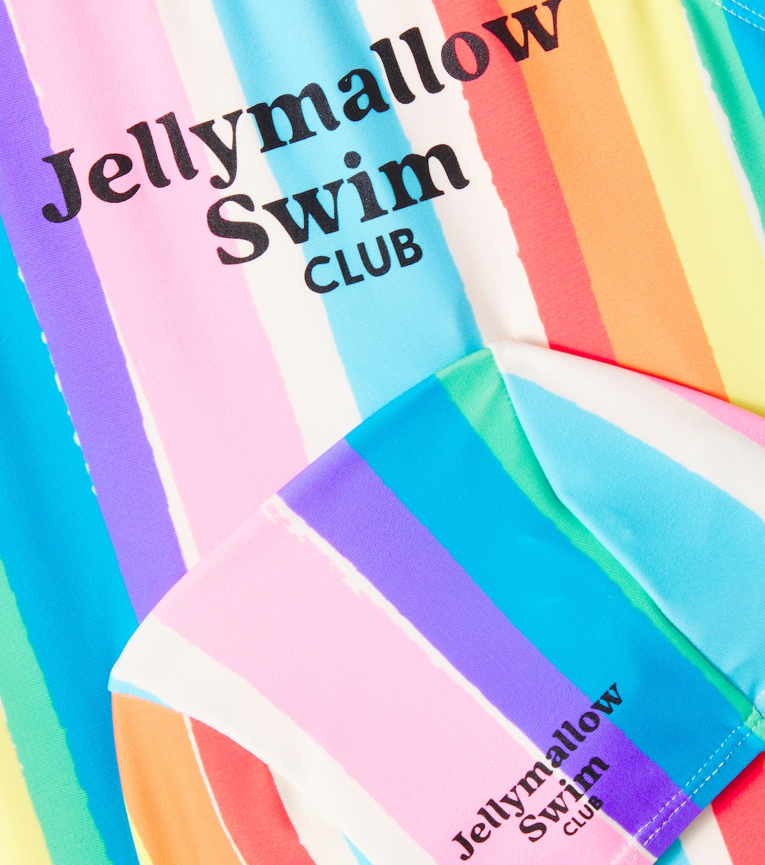 Rainbow swimsuit and cap set | Jellymallow
