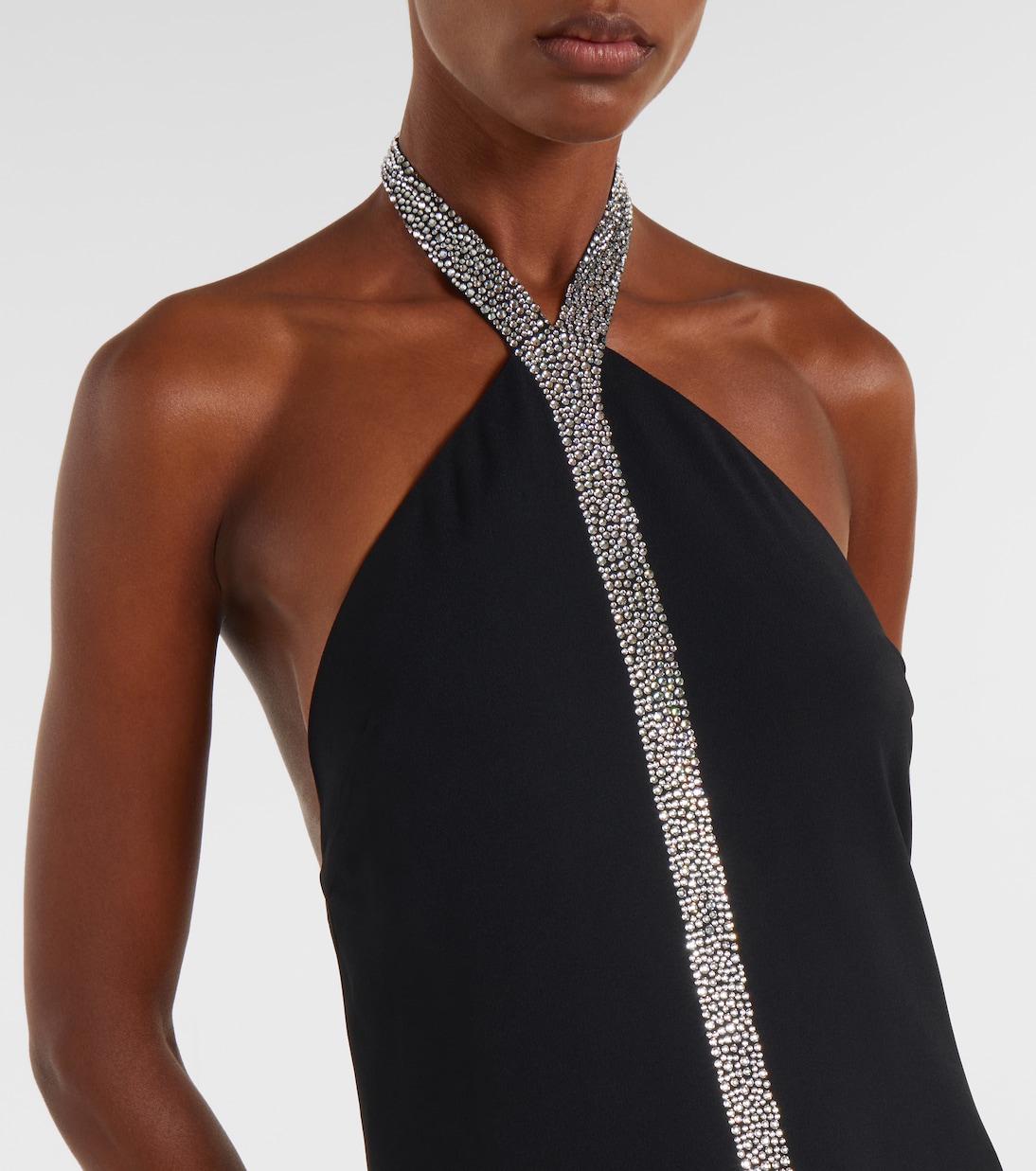 Abito lungo Acropoli con Swarovski® | Taller Marmo