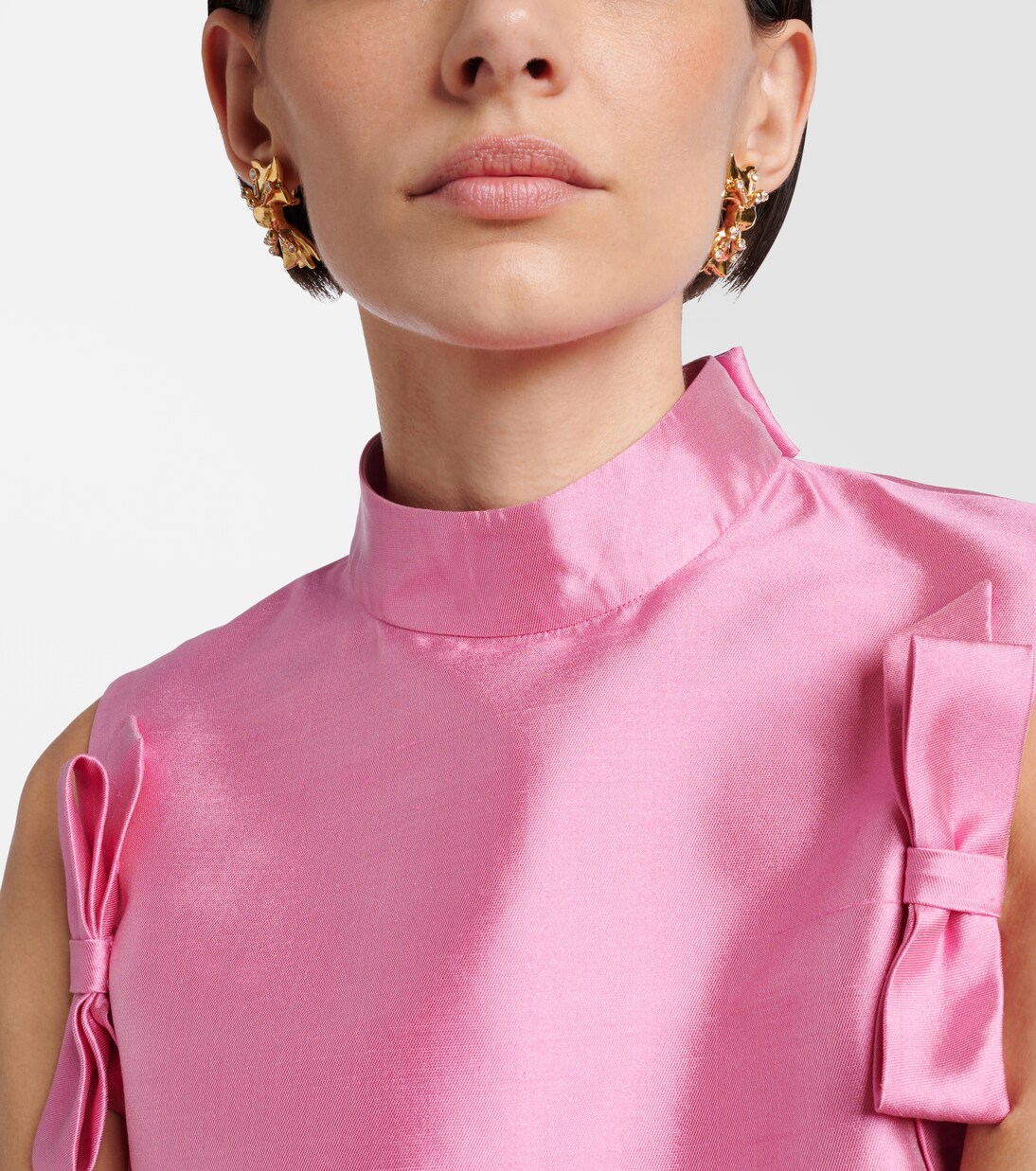 Orecchini a clip con cristalli | Oscar de la Renta