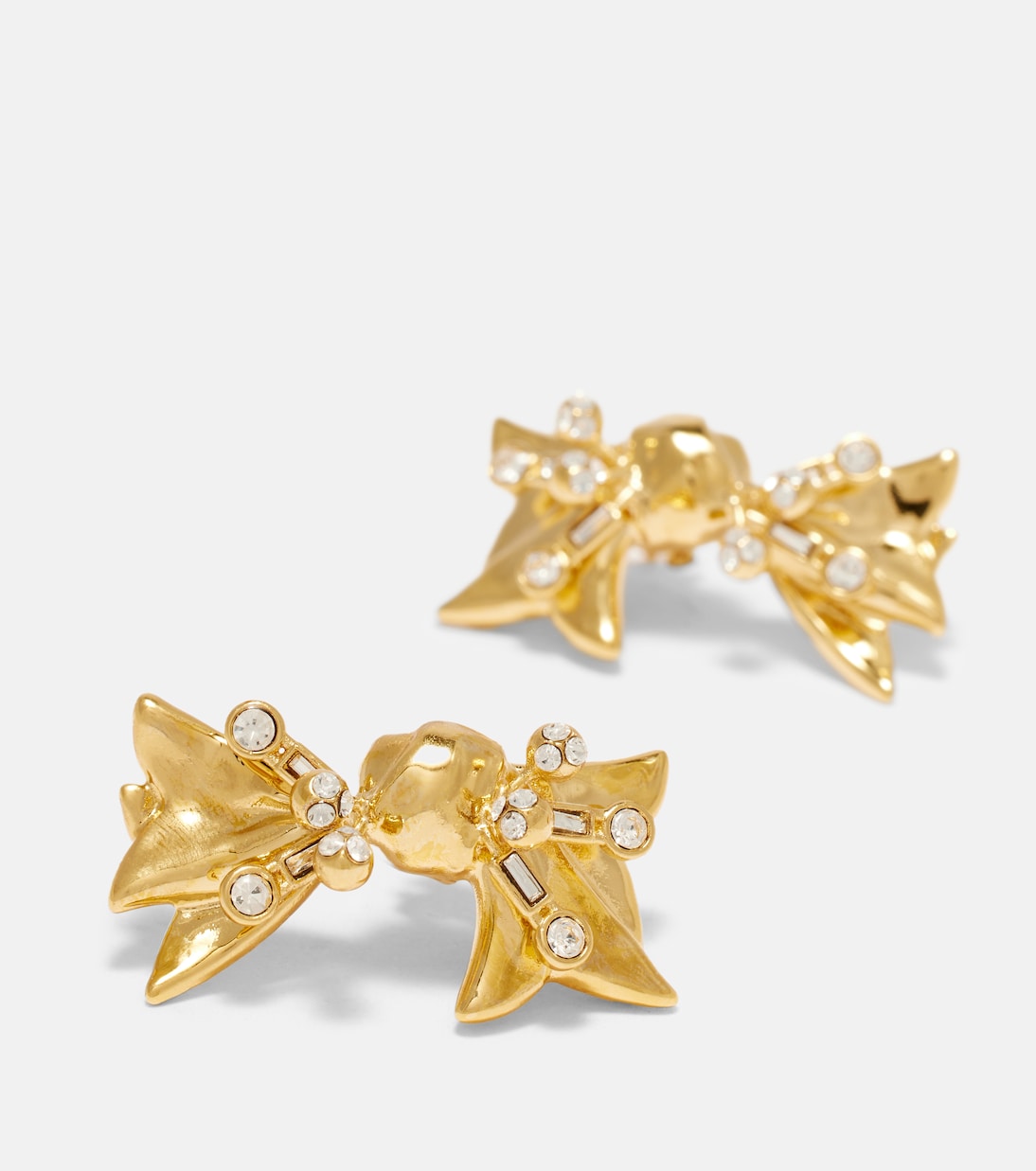 Orecchini a clip con cristalli | Oscar de la Renta