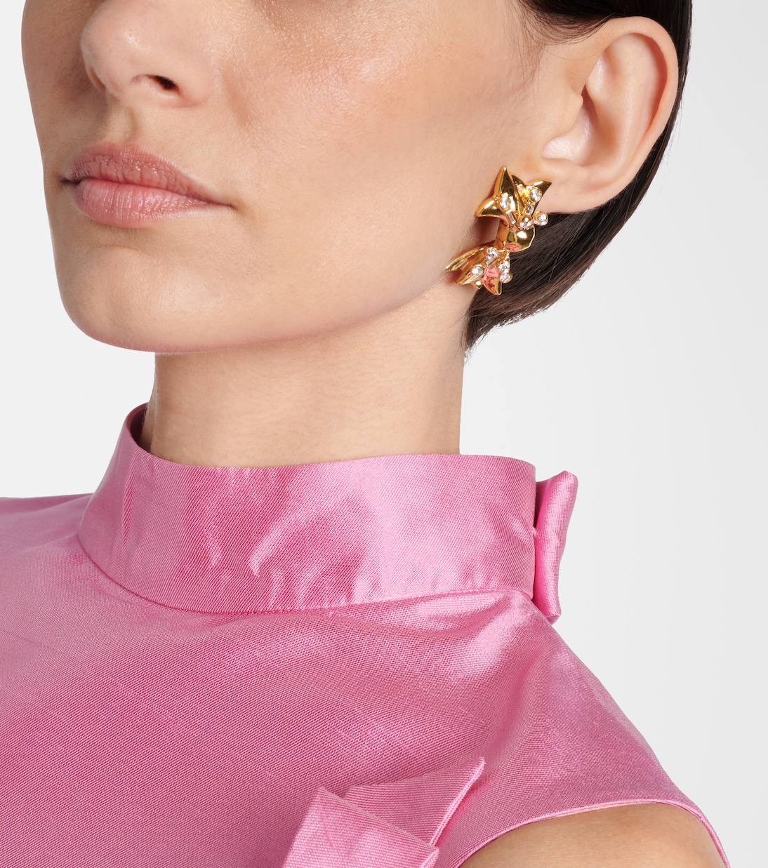 Orecchini a clip con cristalli | Oscar de la Renta