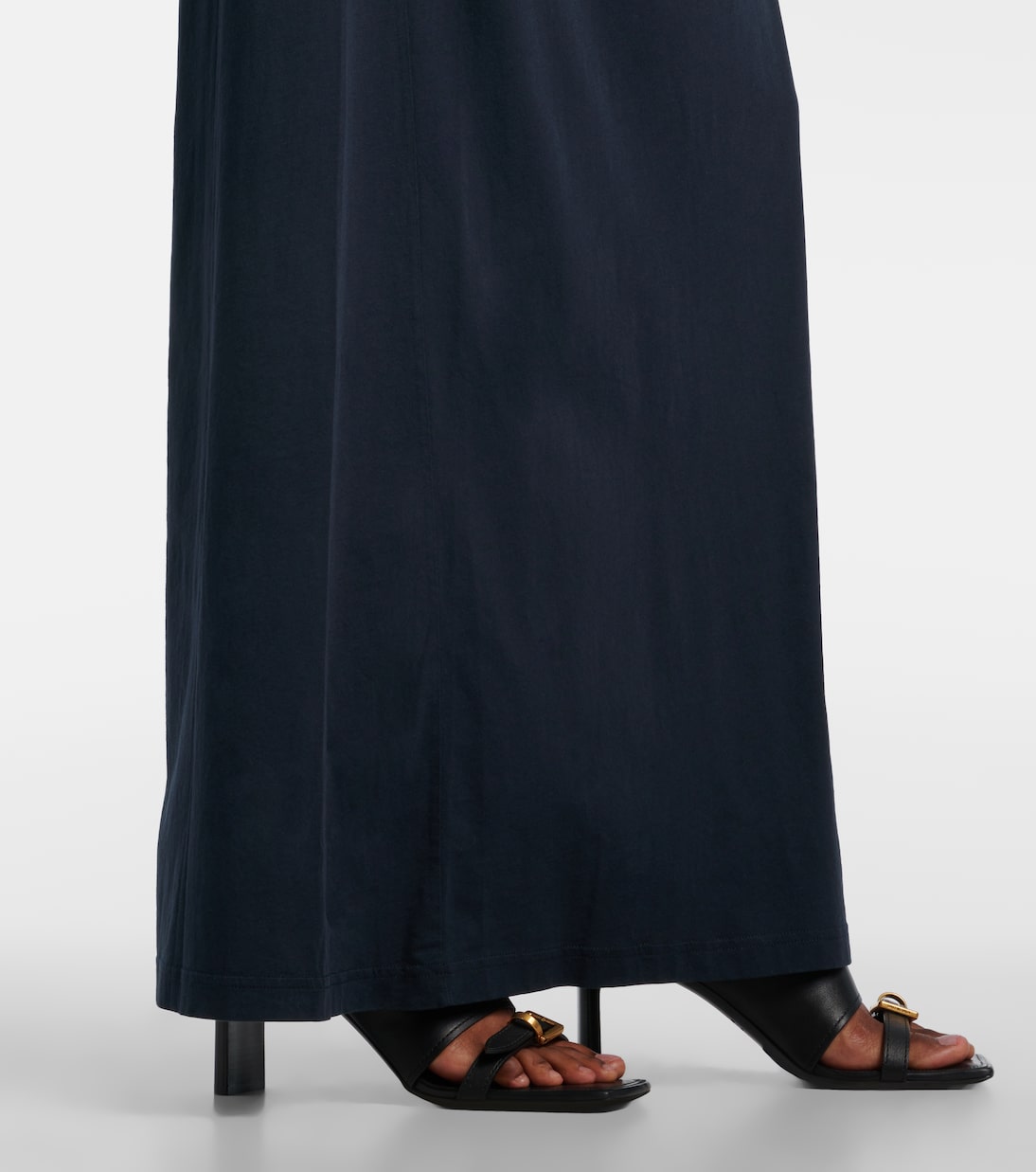 Robe longue Cocoon en coton | Balenciaga