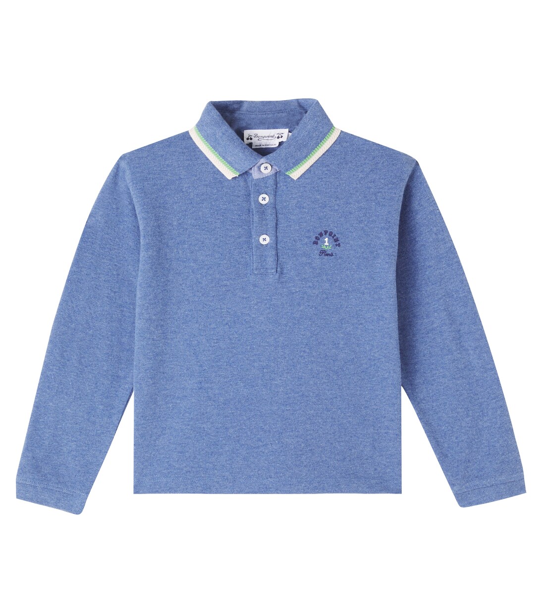 Jerry logo cotton piqué polo shirt | Bonpoint