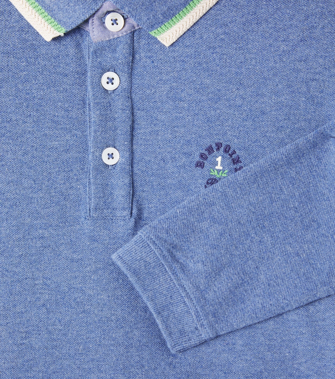 Jerry logo cotton piqué polo shirt | Bonpoint