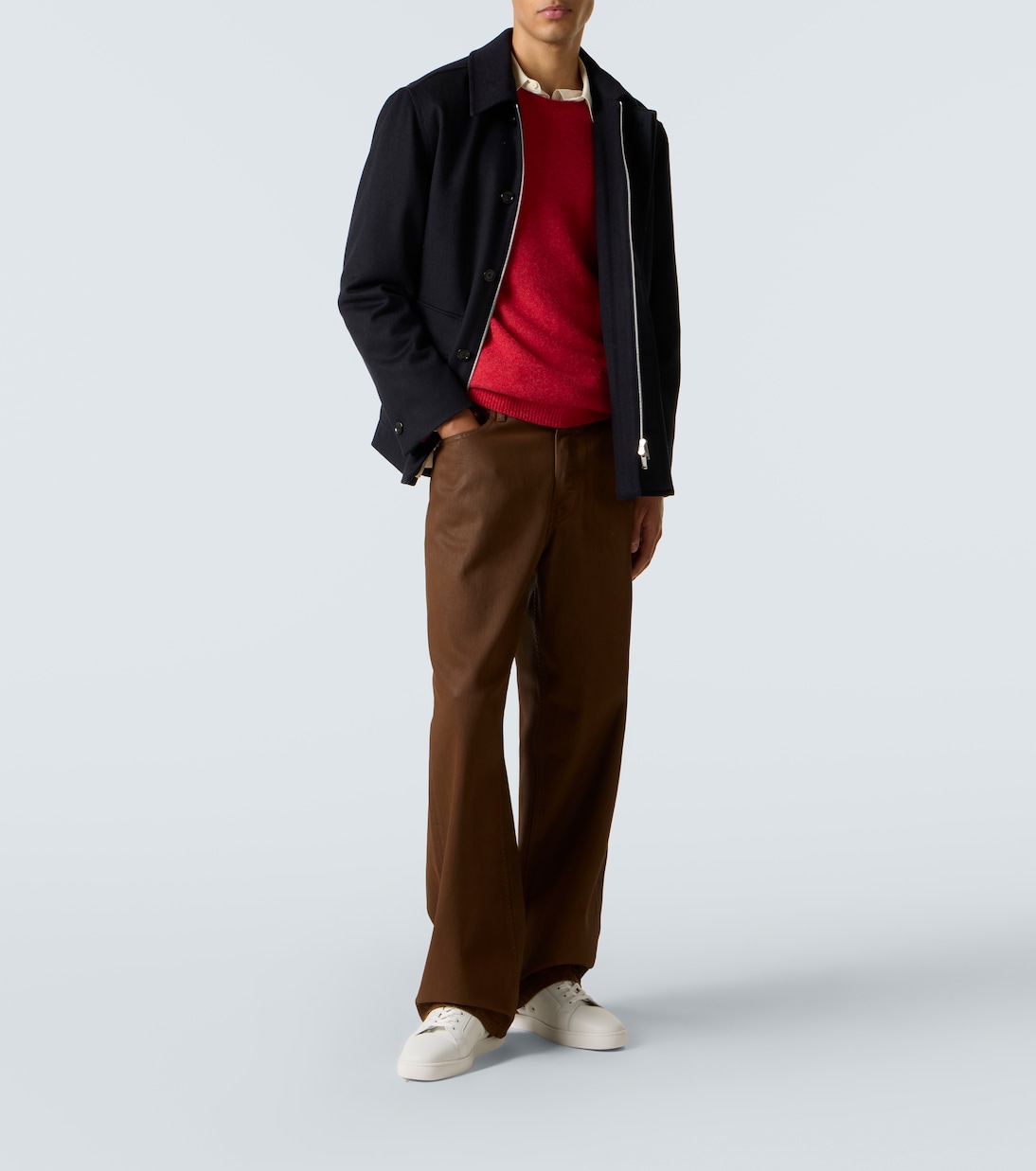 Fun Louis Junior leather sneakers | Christian Louboutin