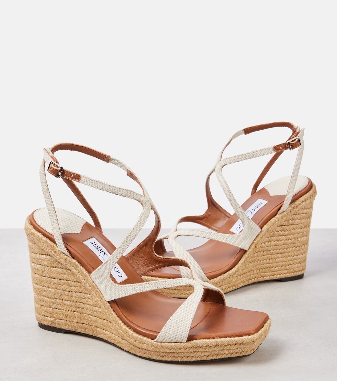 Ayla 110 espadrille wedges | Jimmy Choo