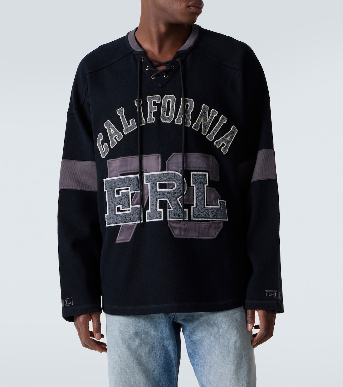 Embroidered cotton jersey T-shirt | ERL