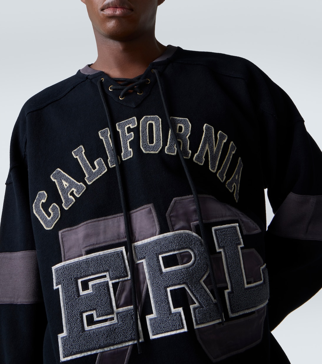 Embroidered cotton jersey T-shirt | ERL