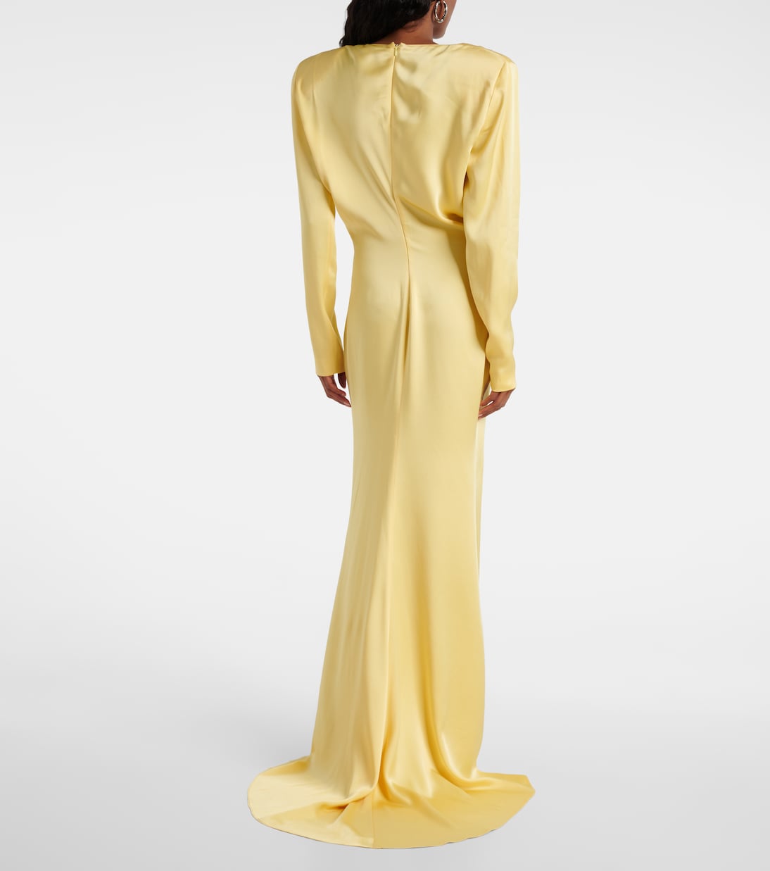 Robe longue en satin | Stella McCartney