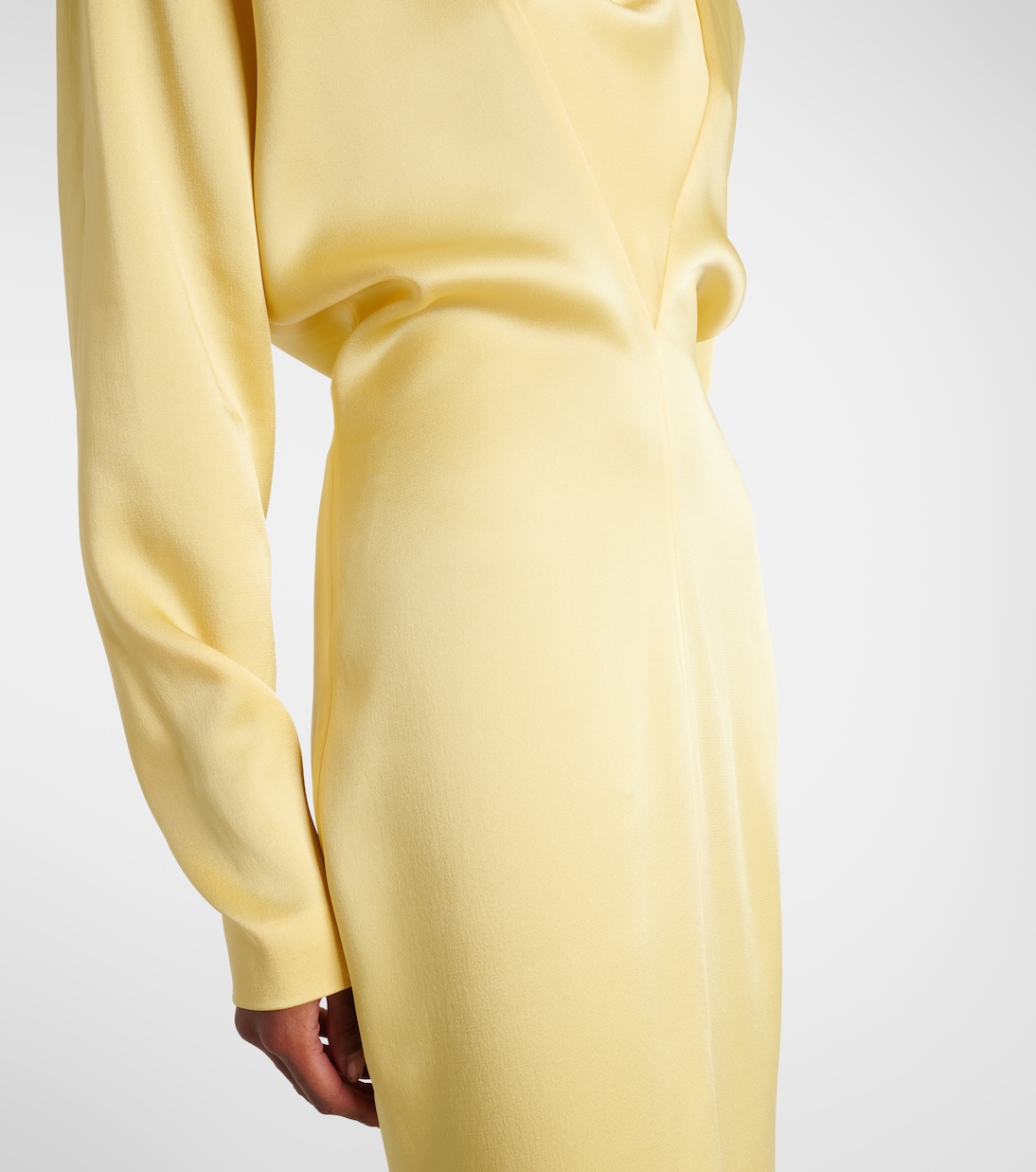 Robe longue en satin | Stella McCartney