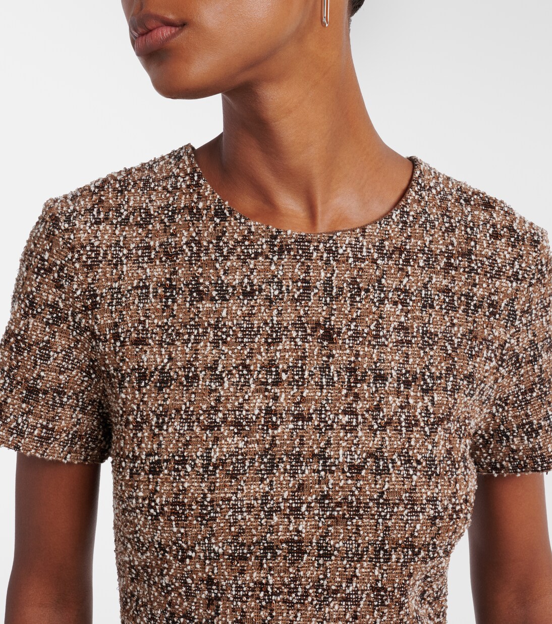 Giugno cotton and wool-blend midi dress | Max Mara