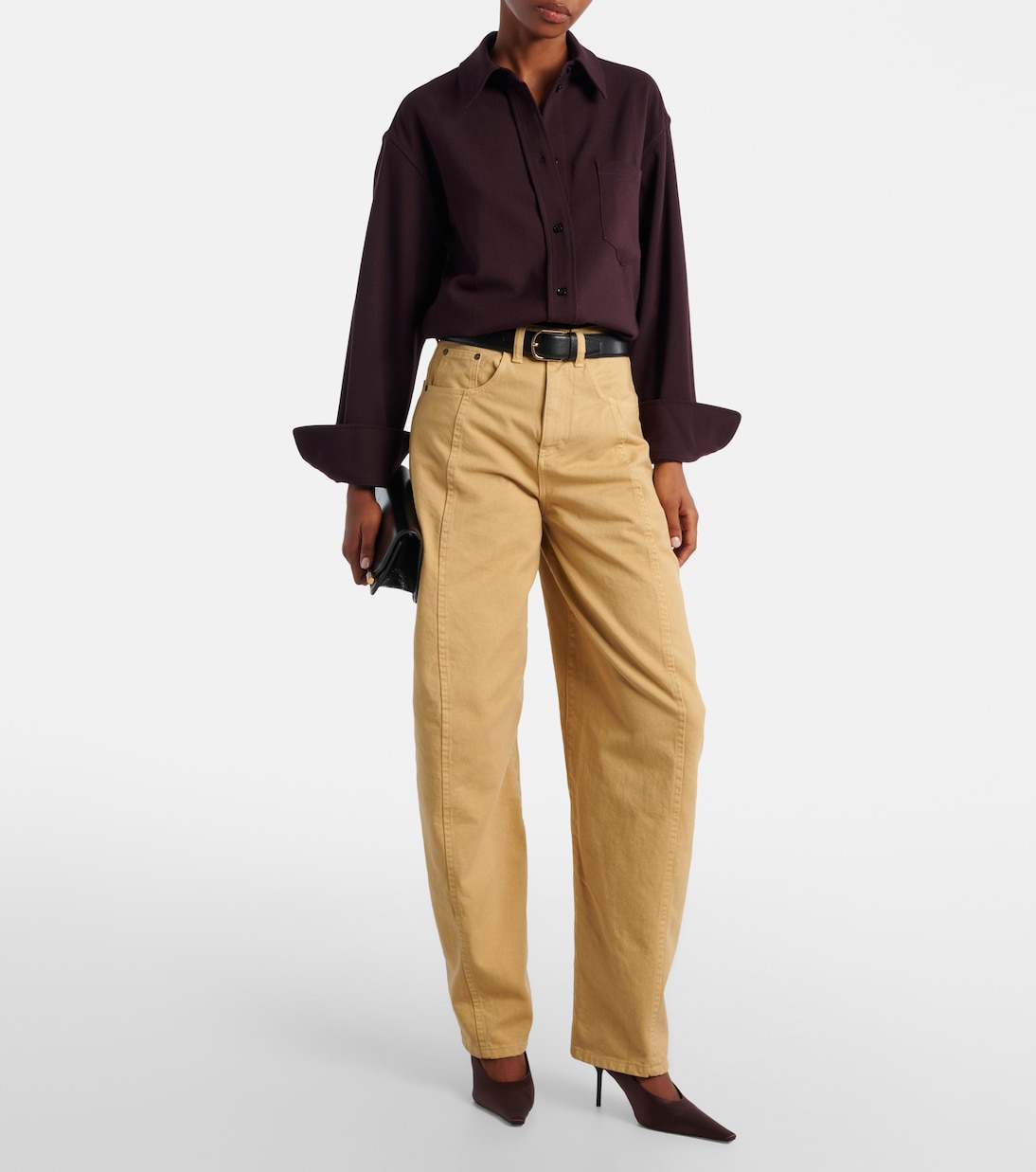 Pyjama-Hemd aus Satin | Victoria Beckham