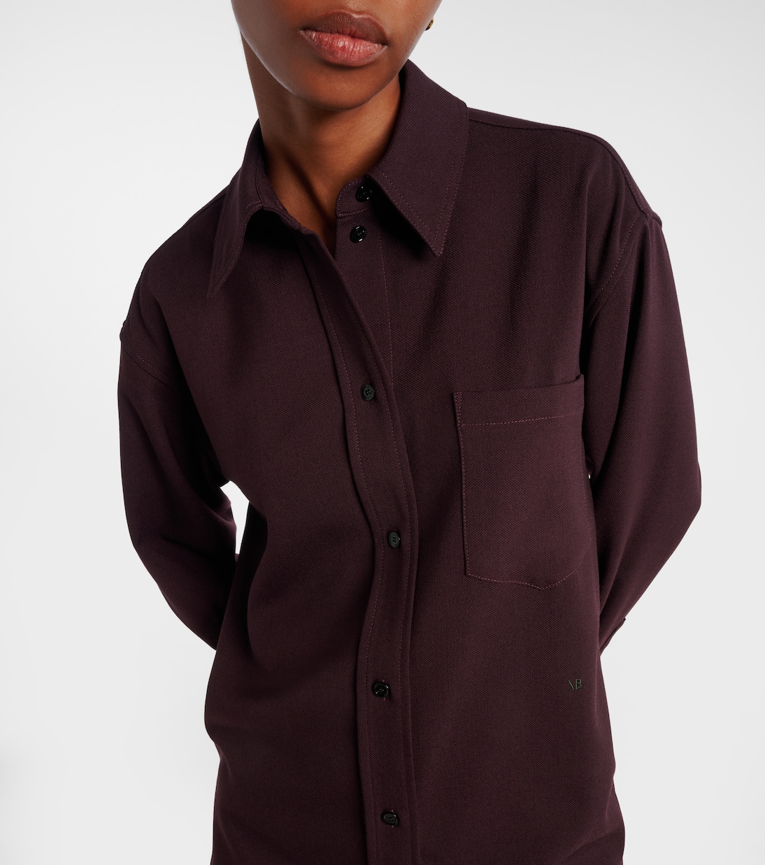 Pyjama-Hemd aus Satin | Victoria Beckham