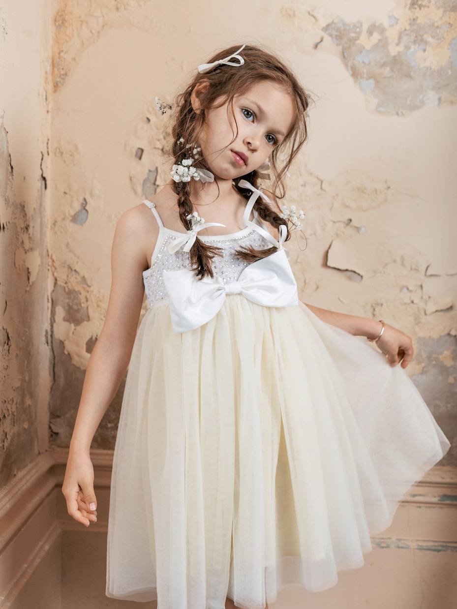 Verziertes Kleid Jolie aus Tüll | Tutu Du Monde