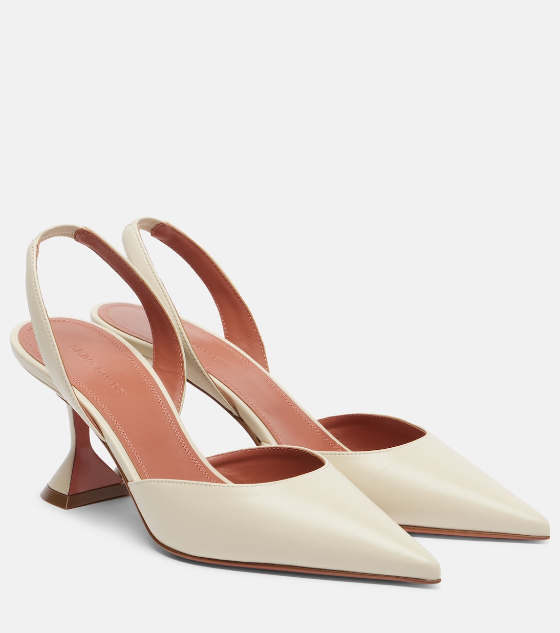 Pumps slingback Holli 70 in pelle | Amina Muaddi