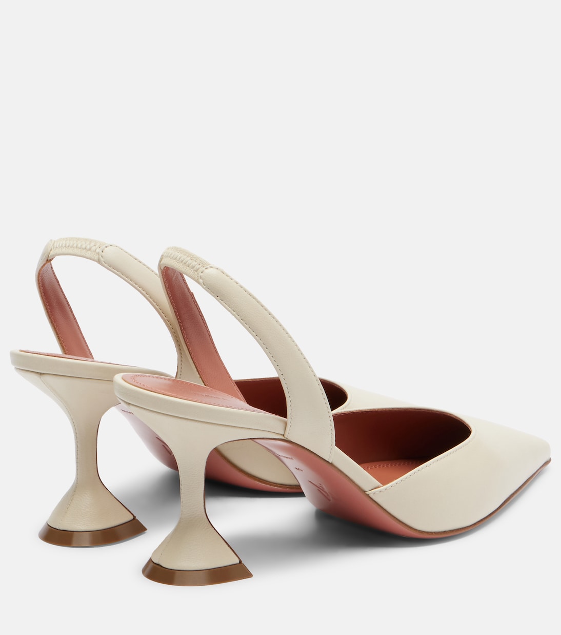 Pumps slingback Holli 70 in pelle | Amina Muaddi
