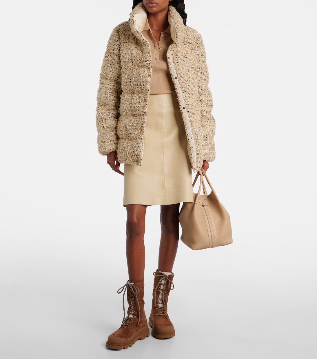 Daunenjacke Cochelle aus Tweed | Moncler