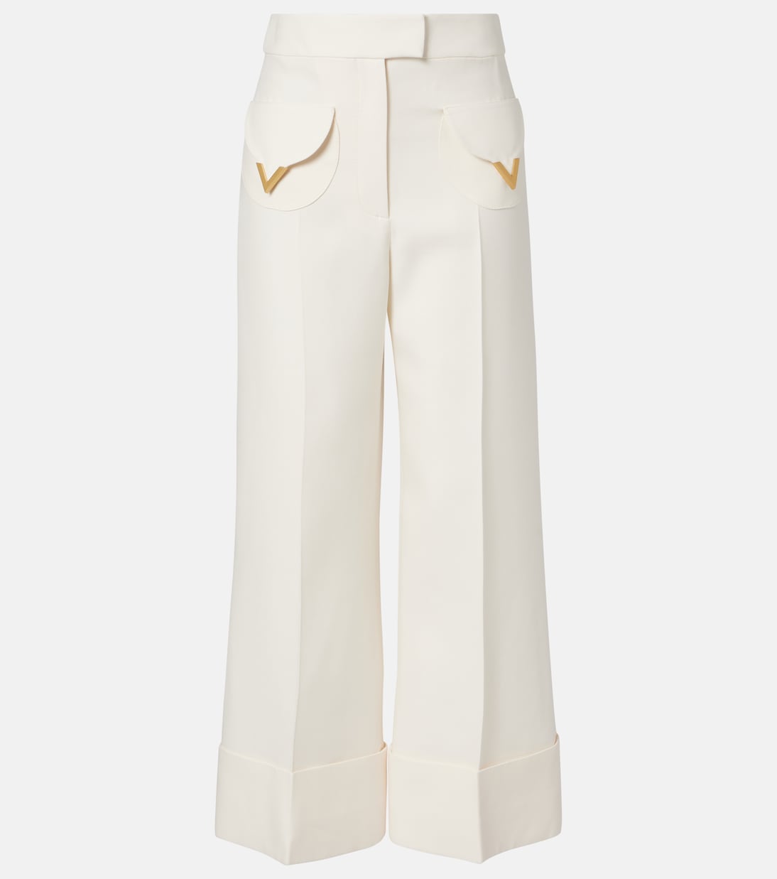 Crepe Couture wide-leg pants | Valentino