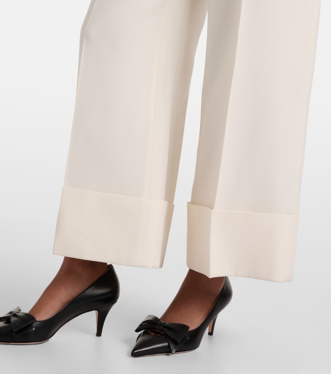 Crepe Couture wide-leg pants | Valentino