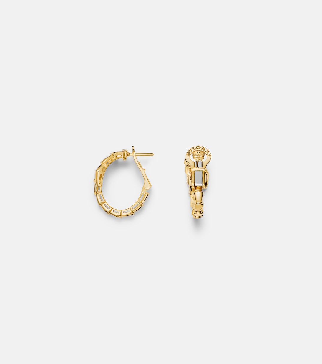 Serpenti Viper 18kt gold earrings | Bvlgari
