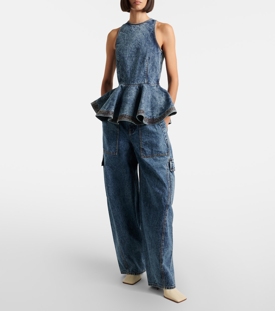 Barrel-leg jeans | Alaïa