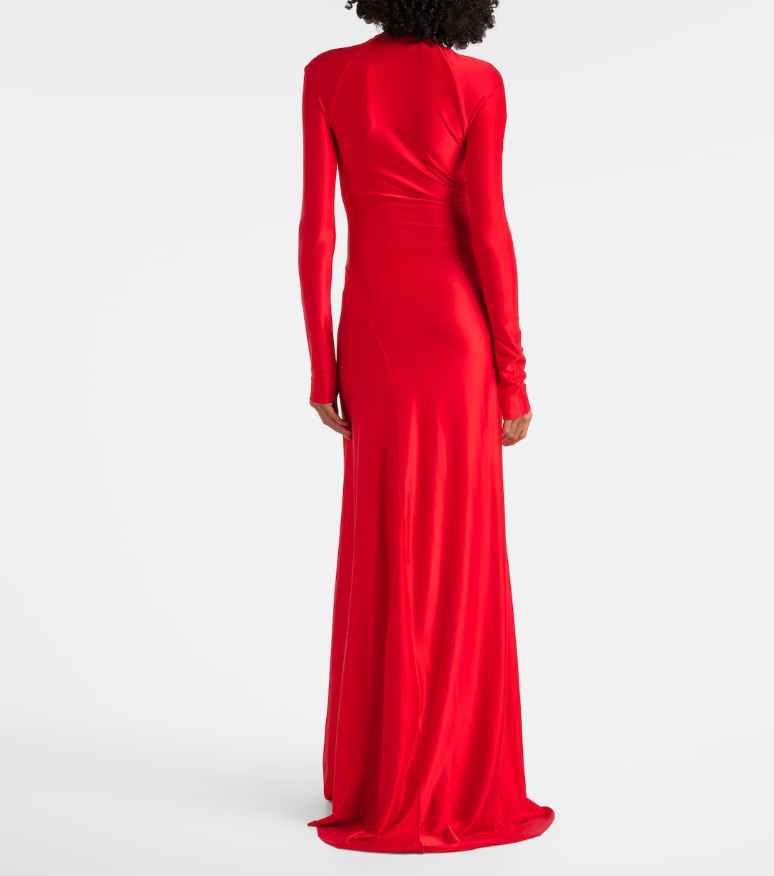 Gathered jersey maxi dress | Victoria Beckham