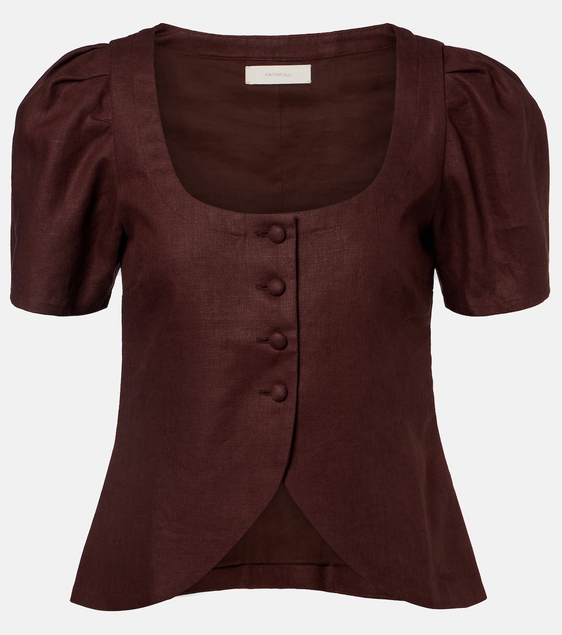 Emma linen top | Faithfull