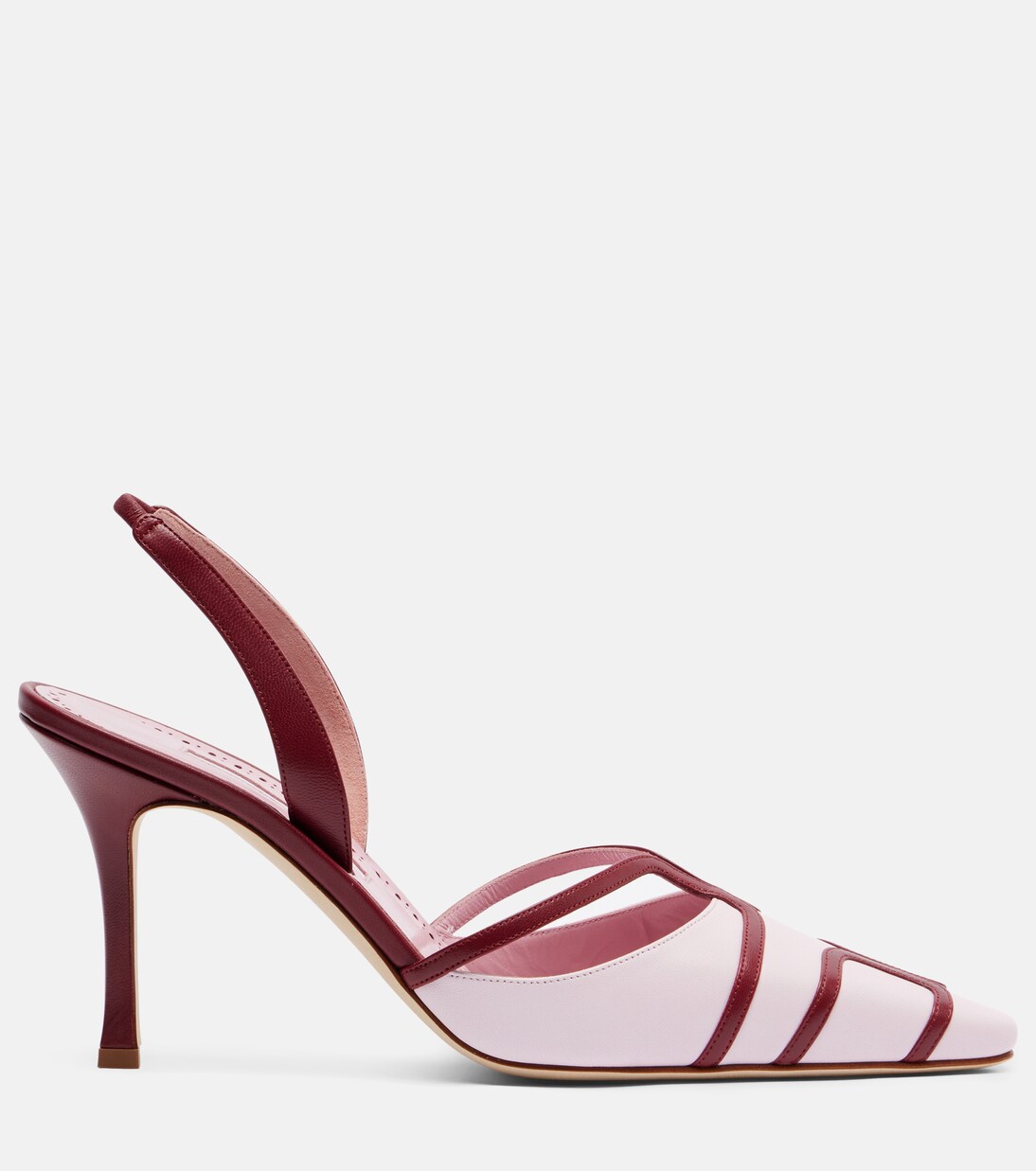 Sarto 90 leather slingback pumps | Manolo Blahnik