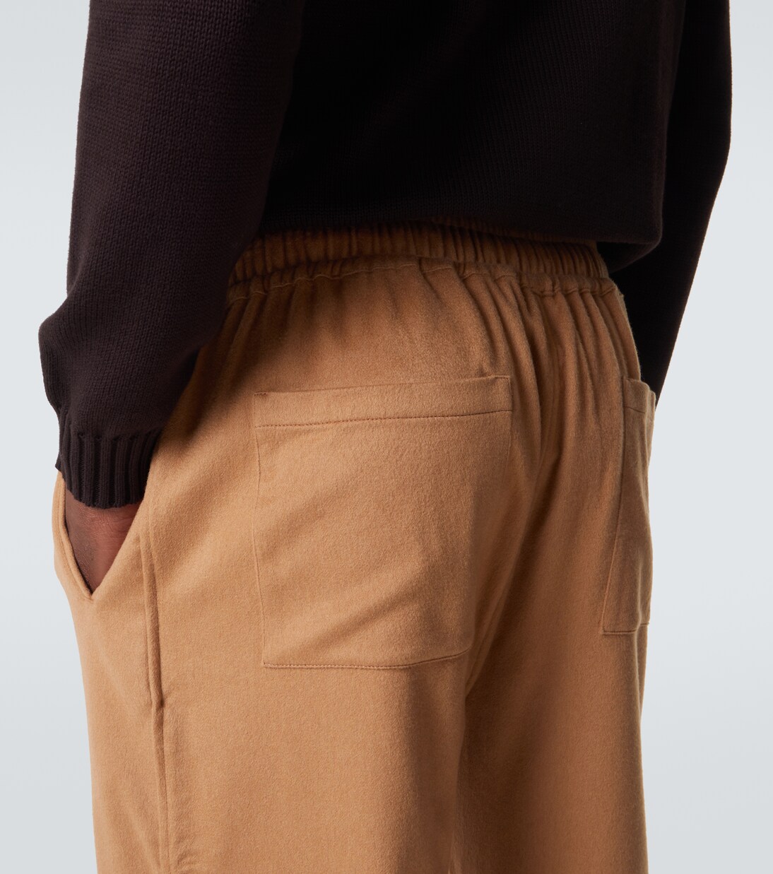 Cashmere straight pants | Saman Amel