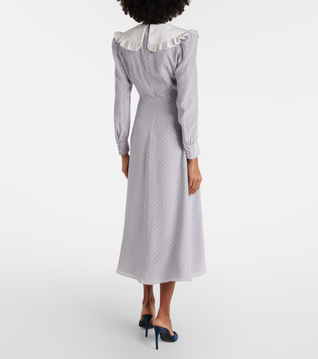 Midikleid aus Seide | Alessandra Rich