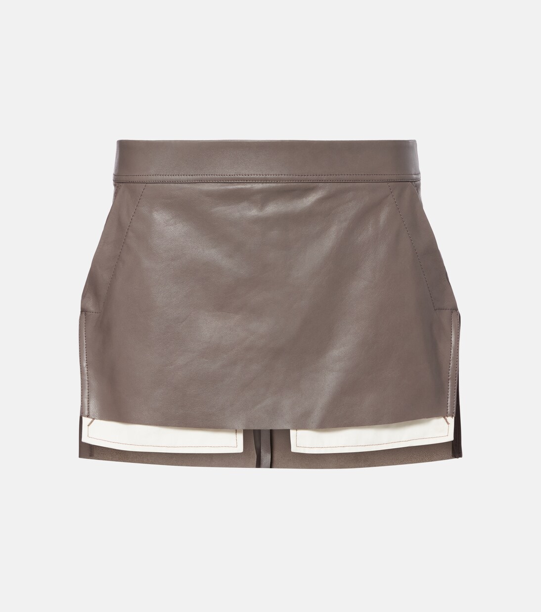 Minifalda Fog de piel | Rick Owens
