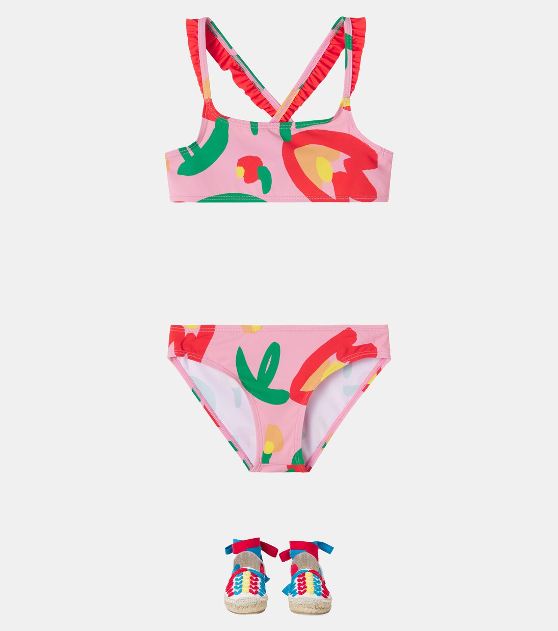 Tulips floral jersey bikini | Stella McCartney Kids