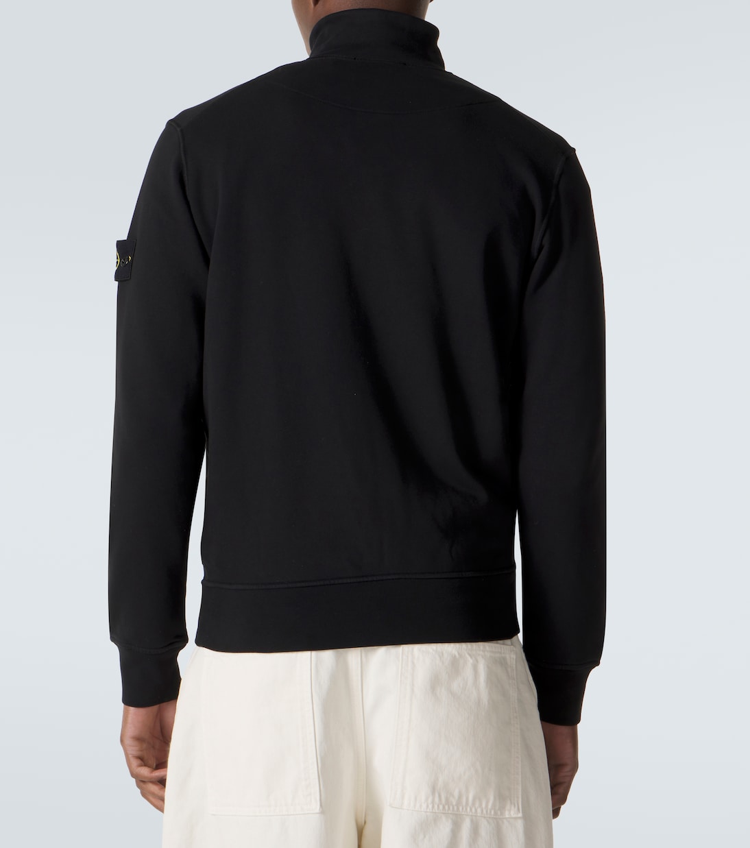 Compass cotton half-zip sweater | Stone Island