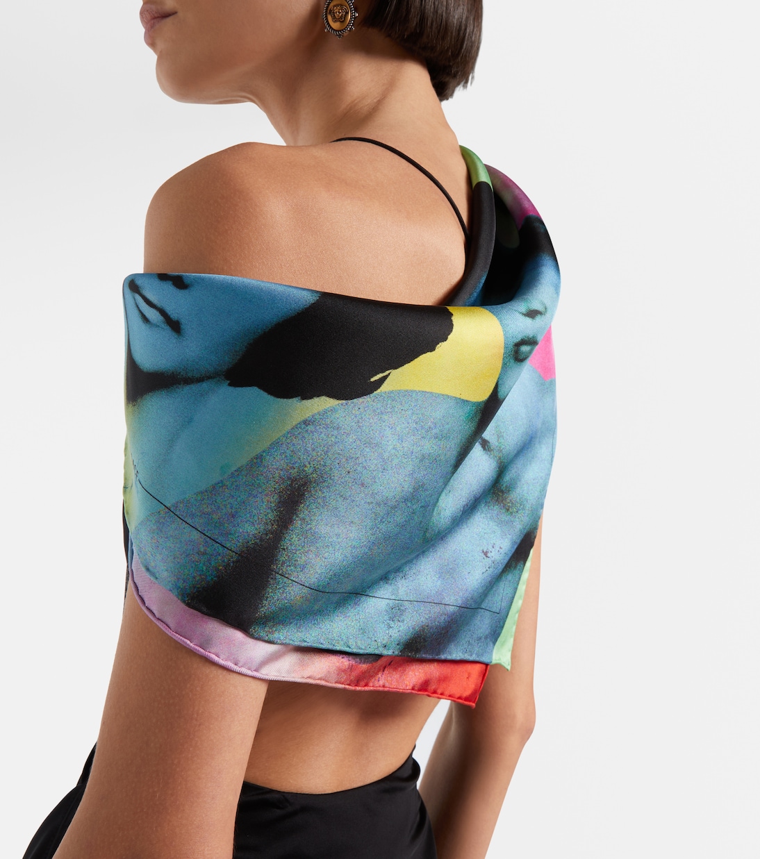 Bedrucktes Tuch aus Seiden-Twill | Versace