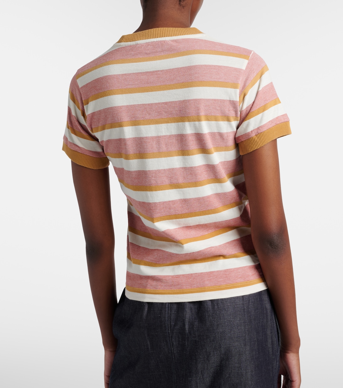 T-Shirt aus Baumwoll-Jersey | Prada