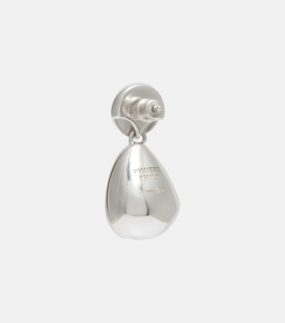 Pebble sterling silver earrings | Phoebe Philo