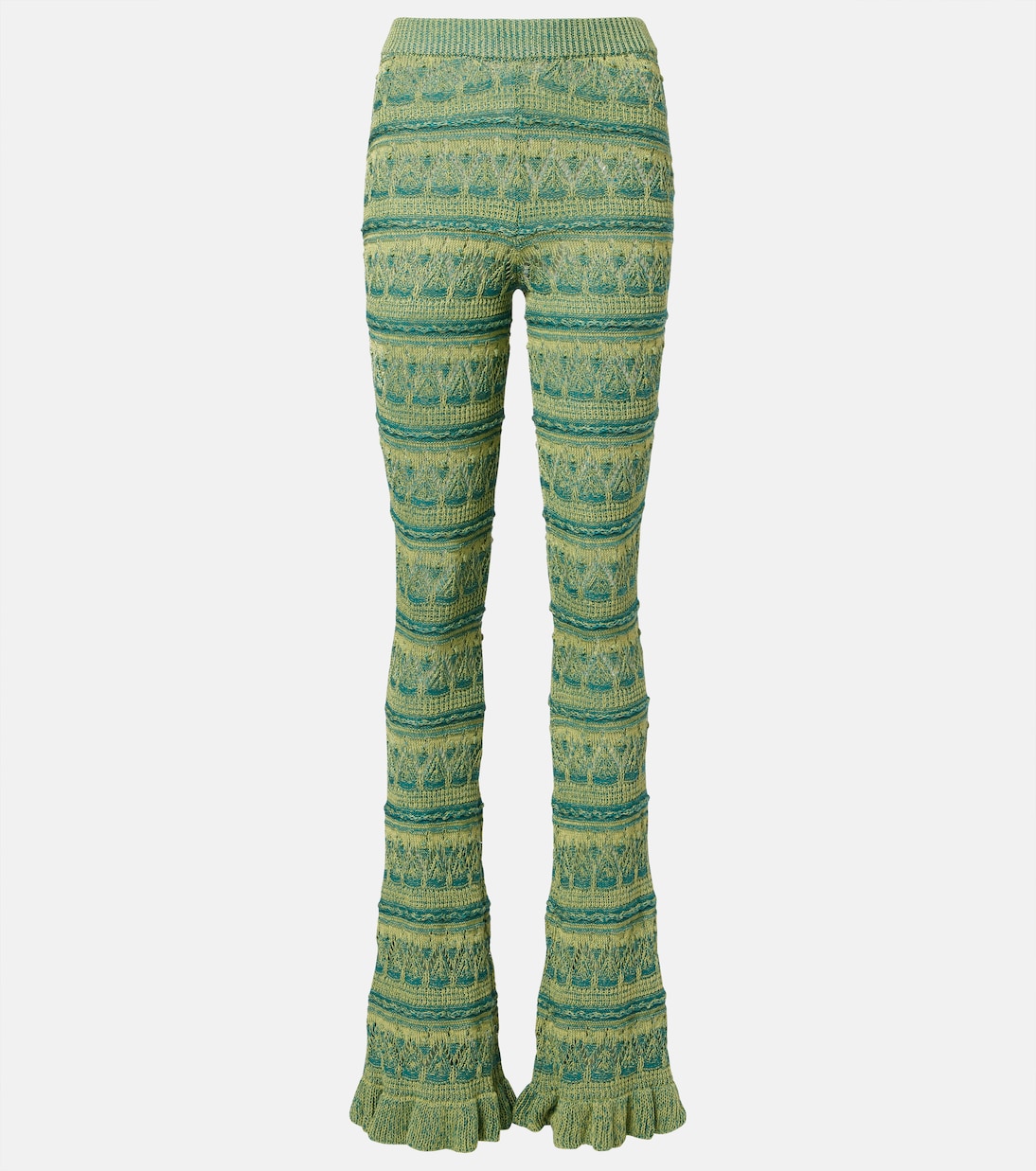 Crochet cotton flared pants | Etro