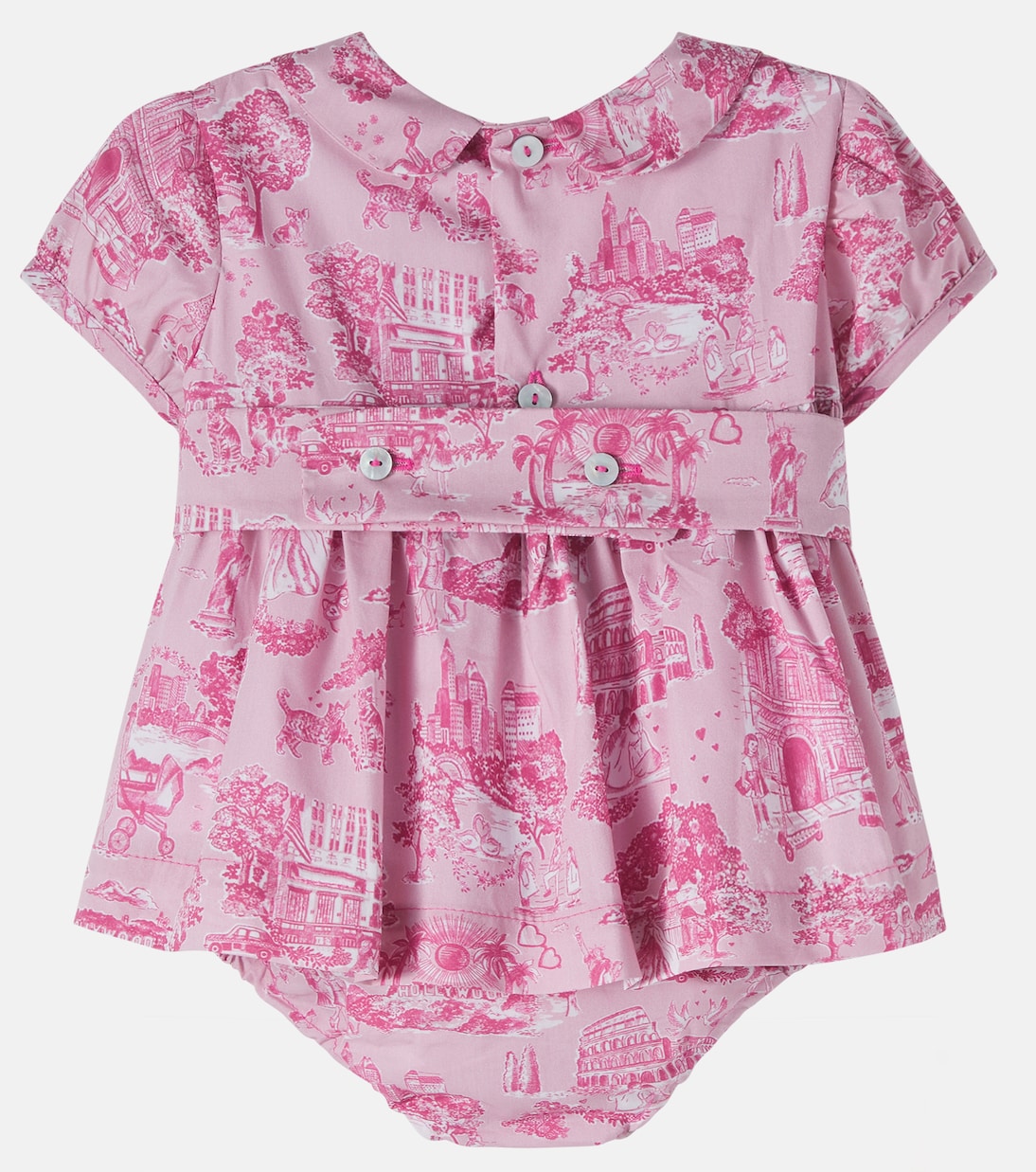 Baby - Set Theodora con abito e culotte | La Coqueta