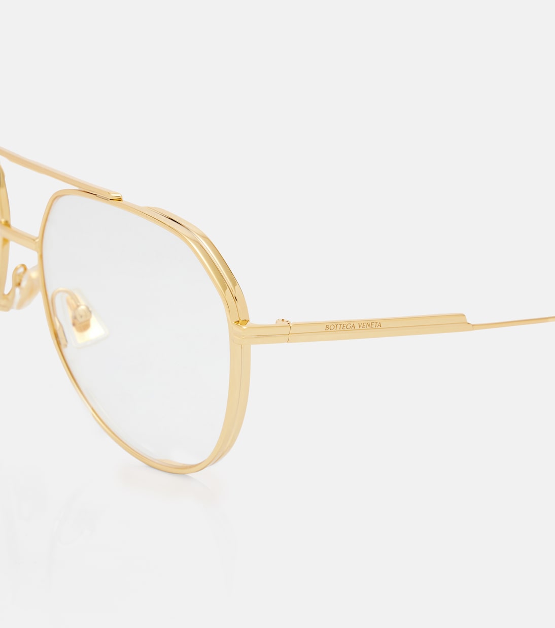 Light Ribbon aviator glasses | Bottega Veneta