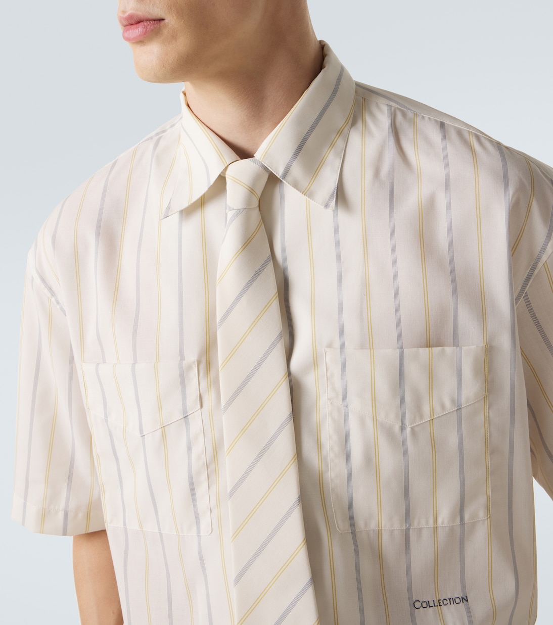 Walker striped tie | Calvin Klein Collection