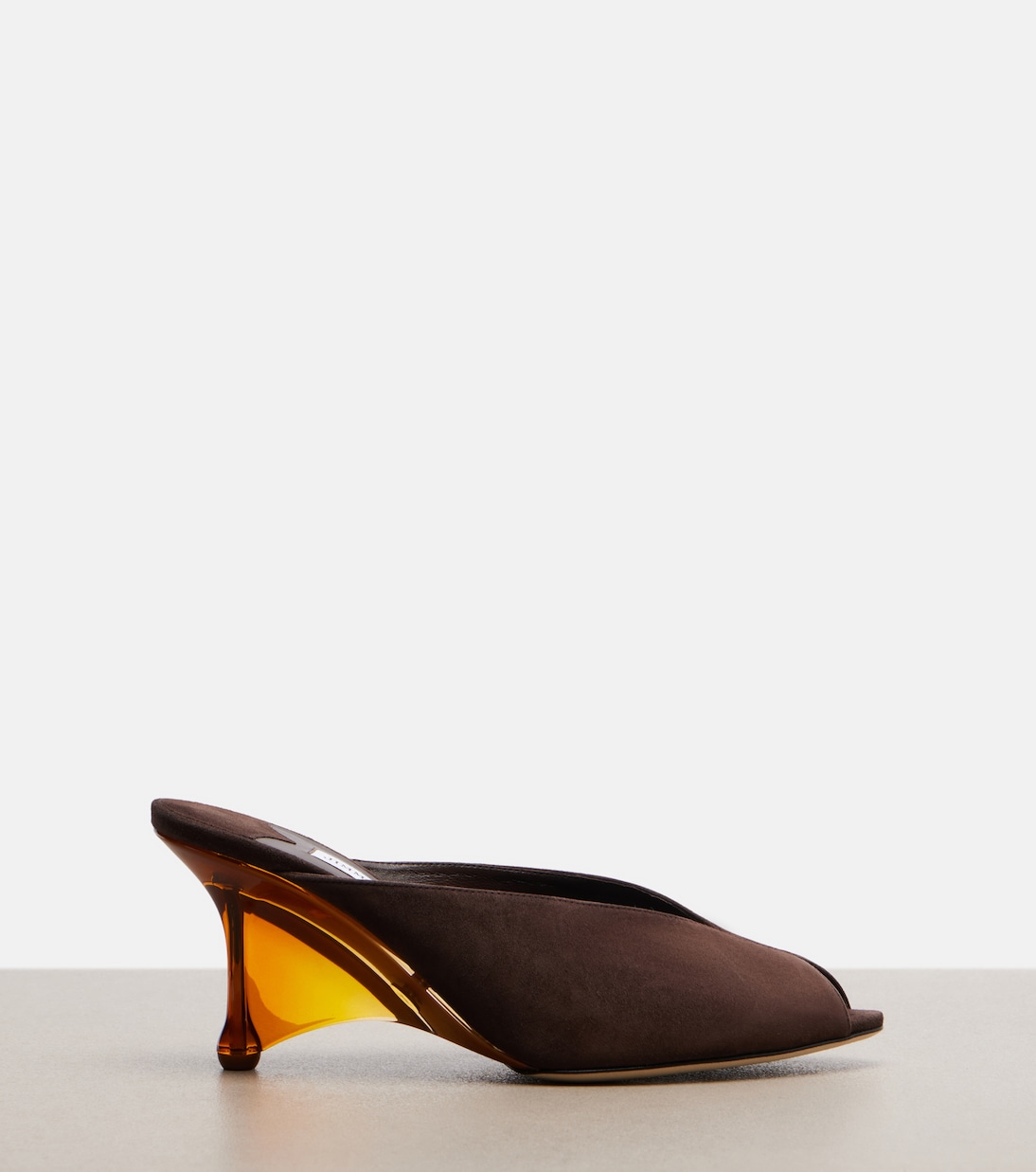 Wedge-Pantoletten Glace aus Veloursleder | Jimmy Choo