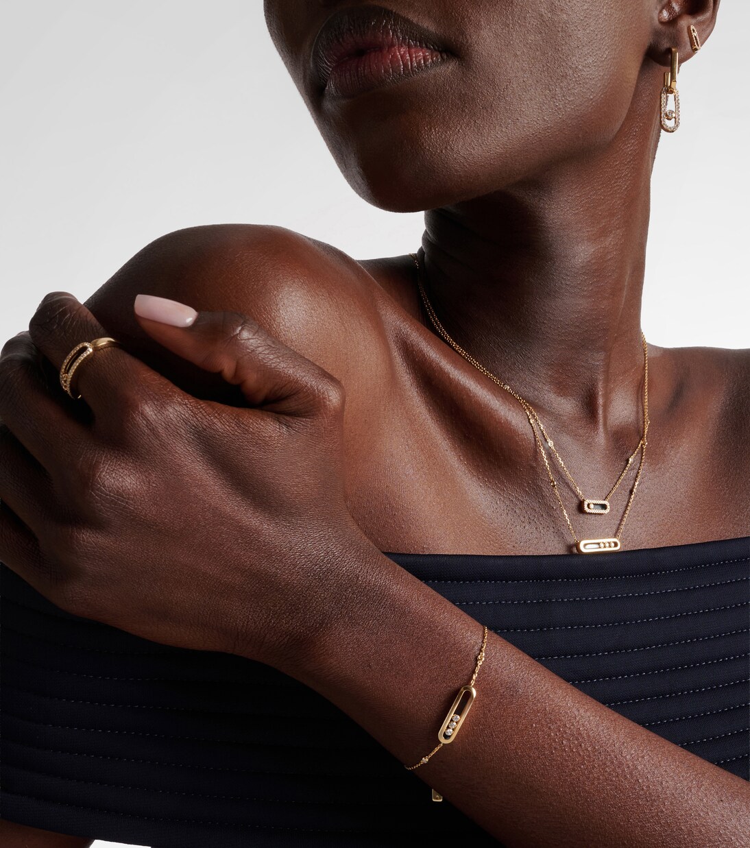 Armband Baby Move aus 18kt Gelbgold mit Diamanten | Messika