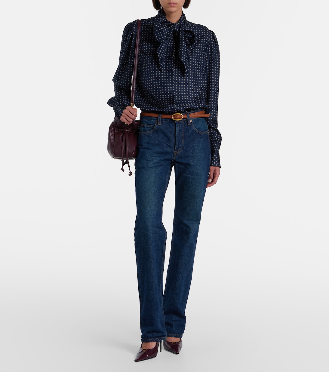 Bolso al hombro Jamie Small de piel | Saint Laurent