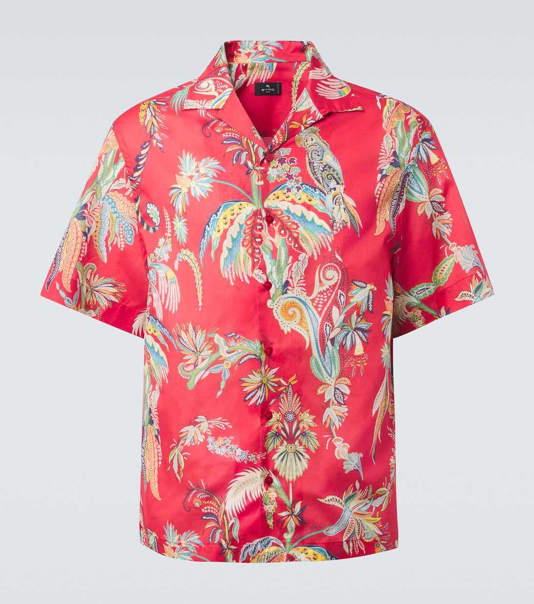 Camicia bowling in cotone con stampa paisley | Etro