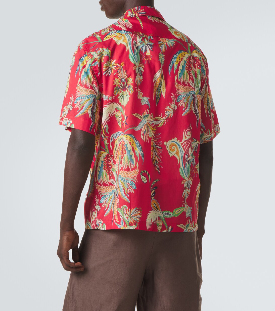 Camicia bowling in cotone con stampa paisley | Etro