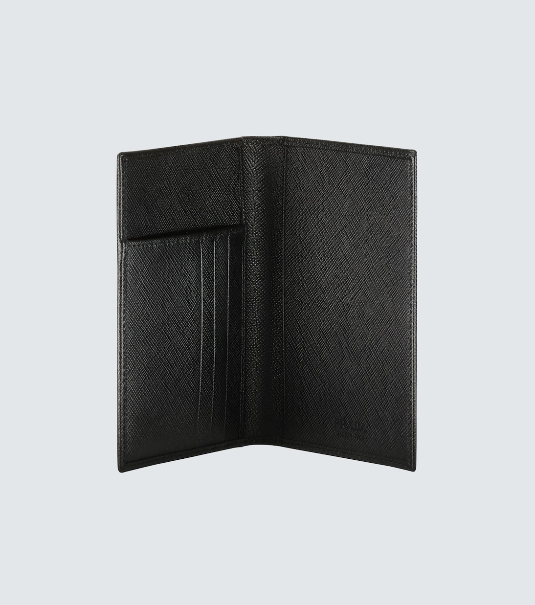 Billfold leather wallet with logo | Prada